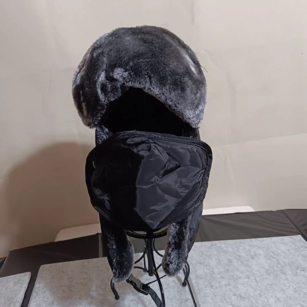 TACTICAL TRAPPER HAT WITH FACE MASK Women's  or Man's - Picture 6 of 8